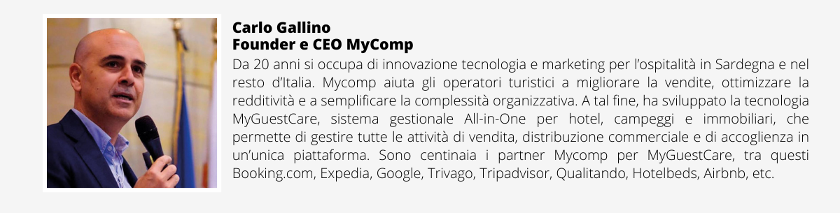 Carlo Gallino, Founder e CEO MyComp